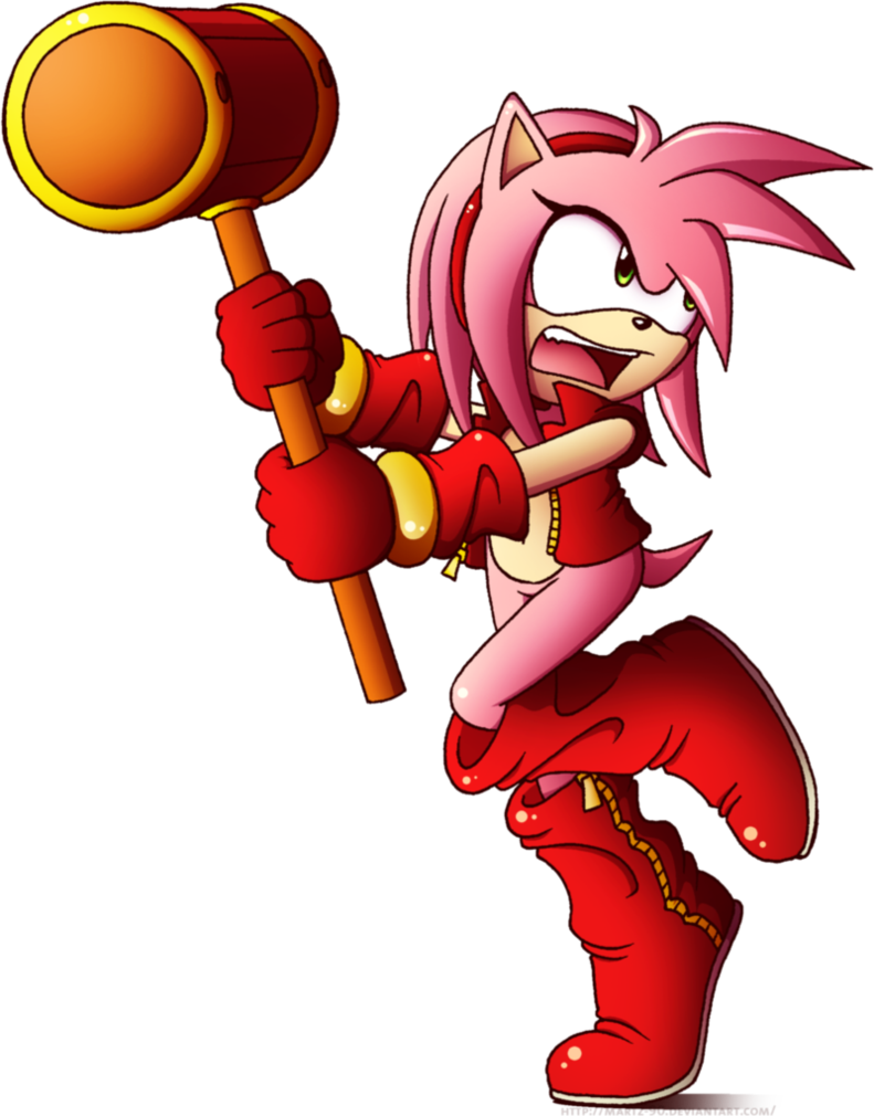 Protect A Rose Images Angry Amy Hd Wallpaper And Background - Sonic Foxpop Deviantart (791x1010), Png Download