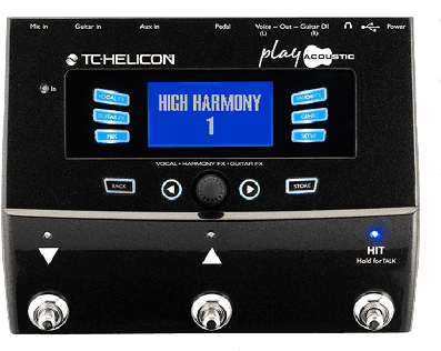 Tc Helicon Voicelive Play Acoustic 3 Button Acoustic - Tc Helicon Play Acoustic Multi-effect Unit (600x315), Png Download
