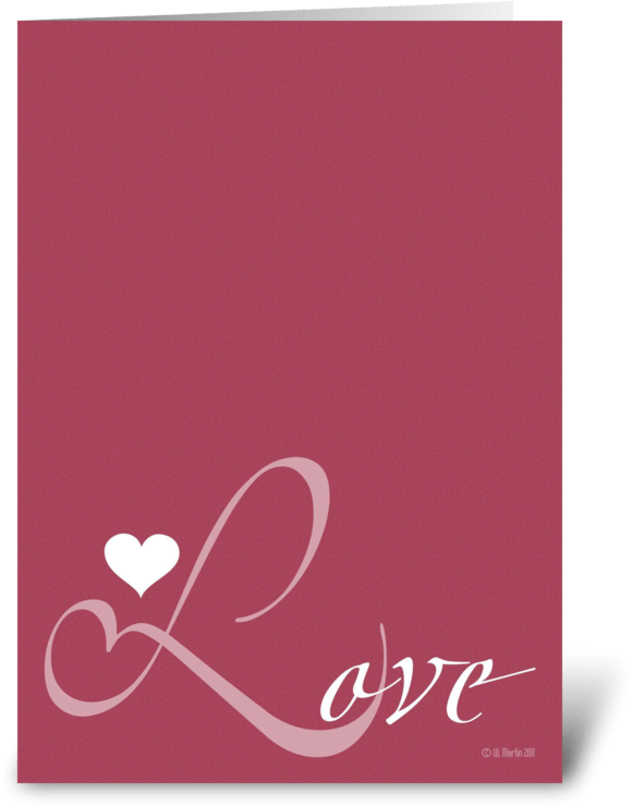 Love Romantic Greeting Card Greeting Card - Love (700x792), Png Download