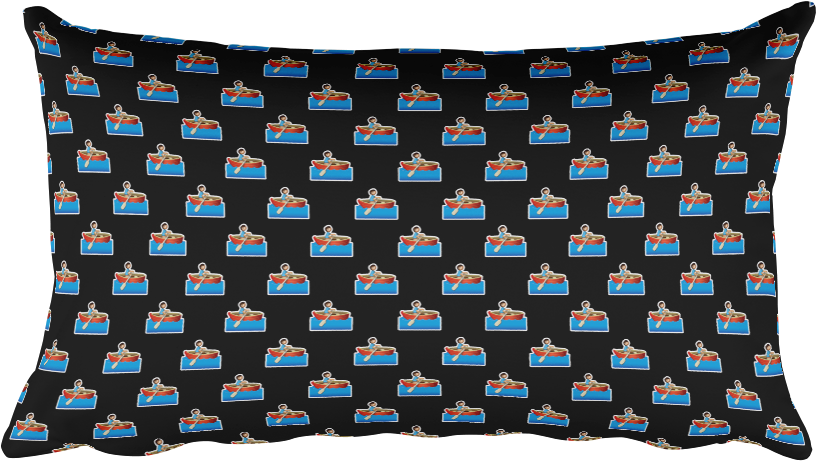 Emoji Bed Pillow - Pied De Poule Rosa (1000x1000), Png Download