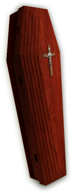 Ataud Classic - Coffin (275x652), Png Download
