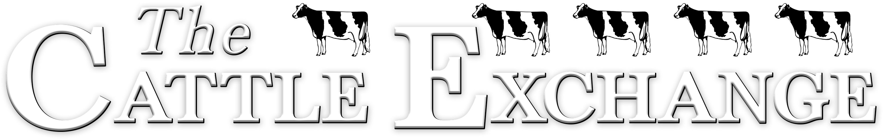 The Cattle Exchange - Dairy Cow (3177x674), Png Download