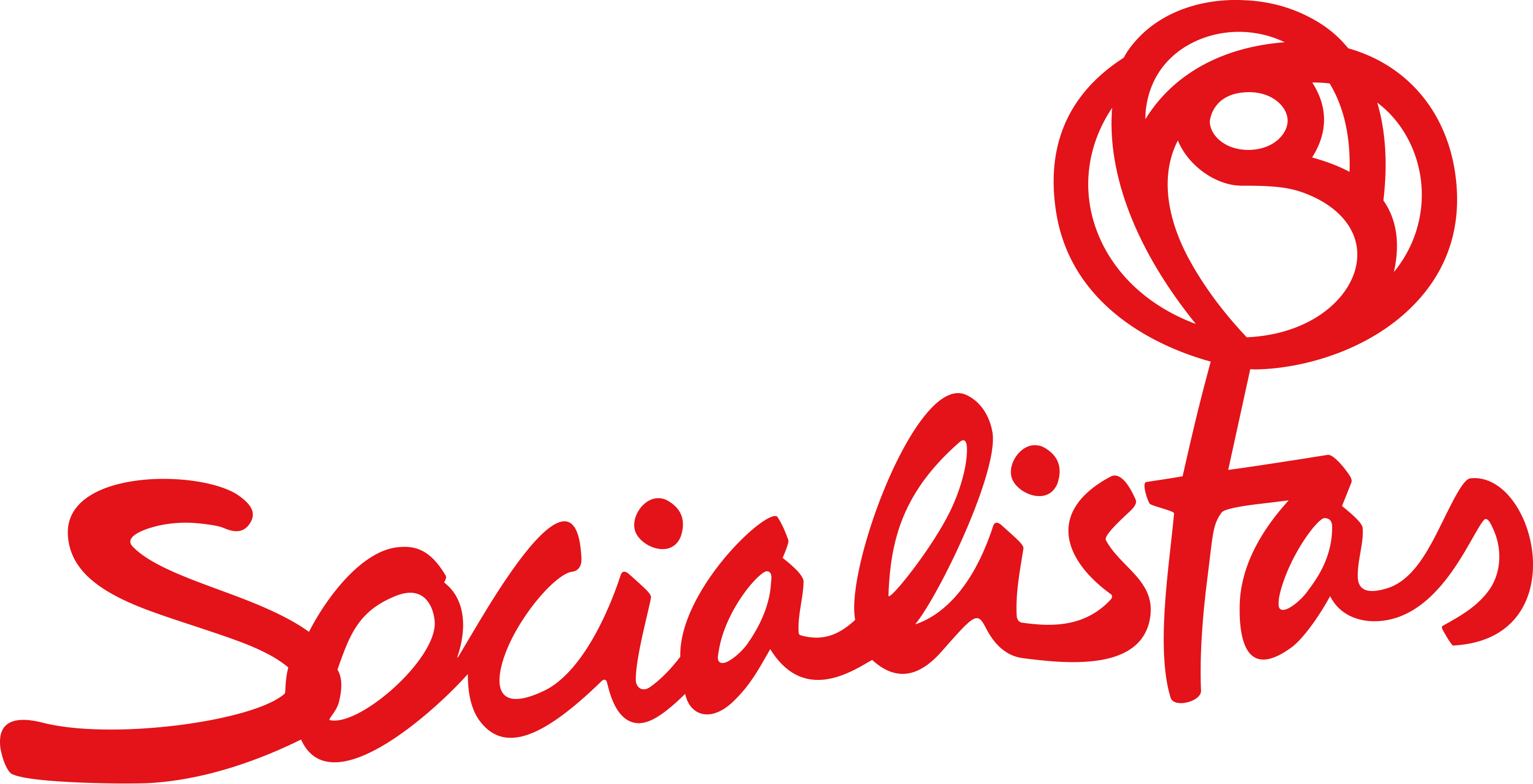 Rosa-socialistas - Socialistas Psoe (2809x1438), Png Download