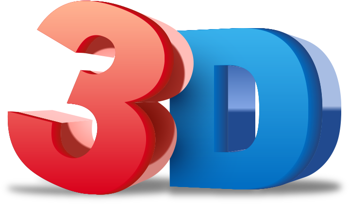 3d Png Transparent Image - 3d Png (774x468), Png Download