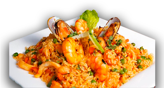 Arroz Mariscos - Arroz Con Mariscos Gourmet (560x434), Png Download