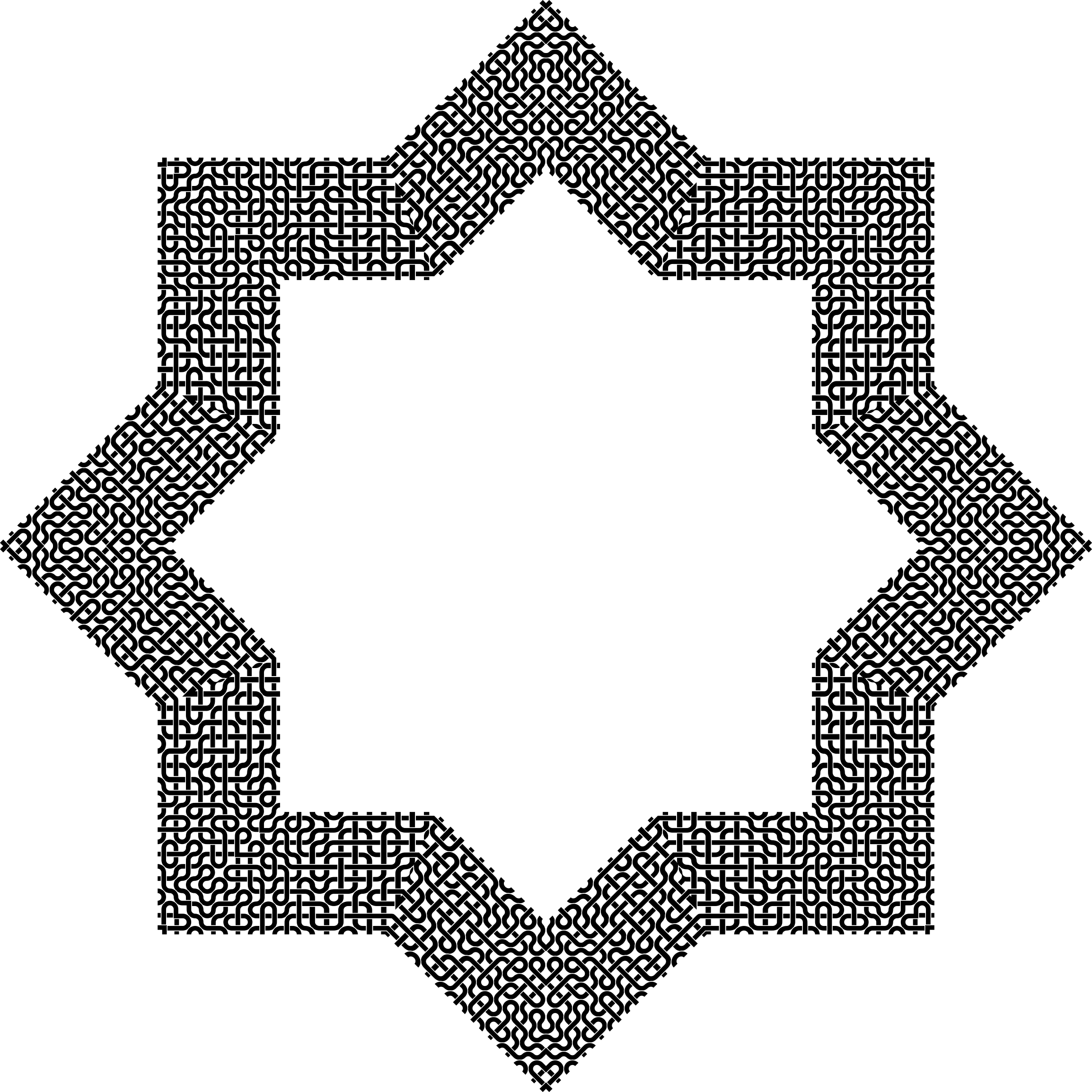 This Free Icons Png Design Of Intertwined Geometric (2308x2308), Png Download