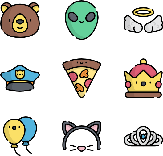 Costume Party - Jewellery Icons (600x564), Png Download