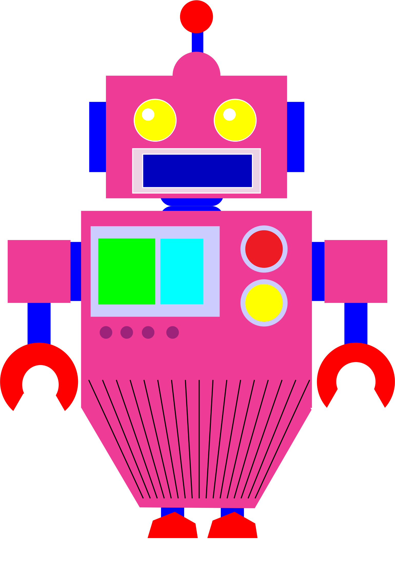 This Free Icons Png Design Of Robot And Backdrop 1 (1540x2224), Png Download
