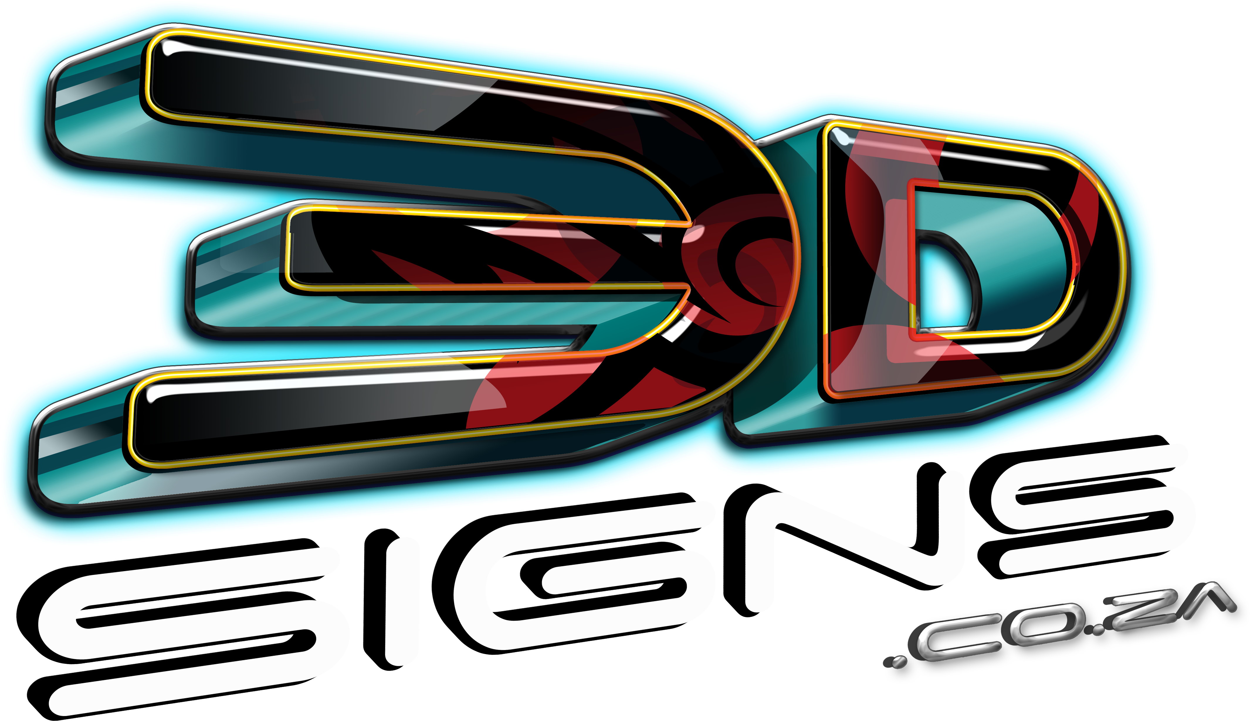 Logo - 3d Signages Png (4961x3508), Png Download