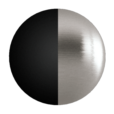Matte Black/stainless Steel - Steel (500x500), Png Download