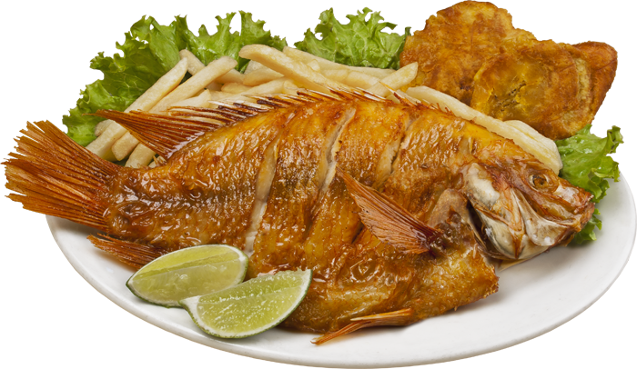 Mojarra Frita - Mojarra Frita Con Papas (700x406), Png Download