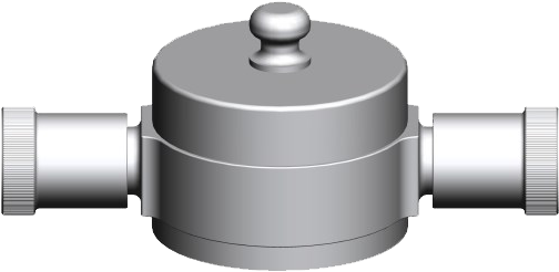 Female Instantenous, Double Lug, Stainless Steel - Lid (650x712), Png Download