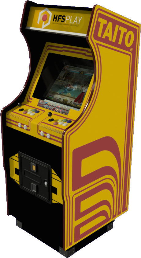 Taito Cabinet Plans Www Stkittsvilla Com - Plan Borne Arcade Taito (473x874), Png Download