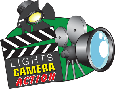 Clipart Info - Camera Light Action (400x309), Png Download