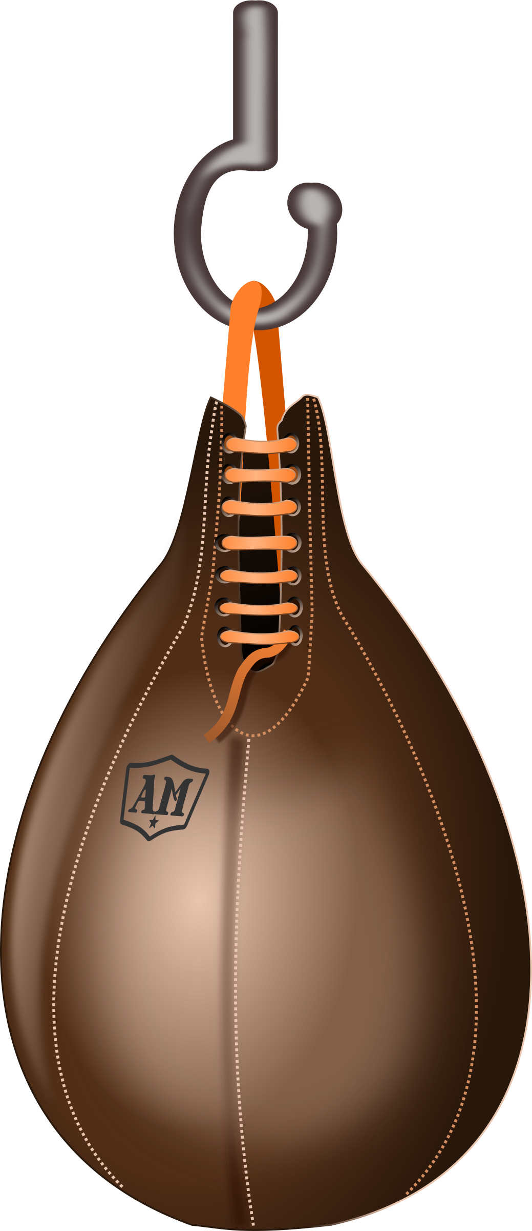 Free Download Punching Bag Clipart Punching & Training - Boxing Speed Bag Png (1039x2400), Png Download