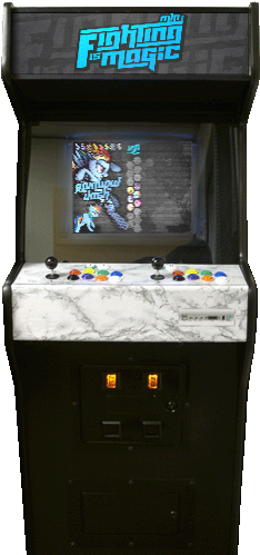 Arcade, Arcade Cabinet, Edit, Fake, Fighting Is Magic, - Them's Fightin Herds Arcade Cabinet (247x502), Png Download
