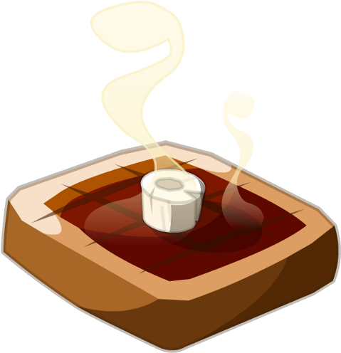 Cooked Cube Of Meat - Illustration (500x500), Png Download