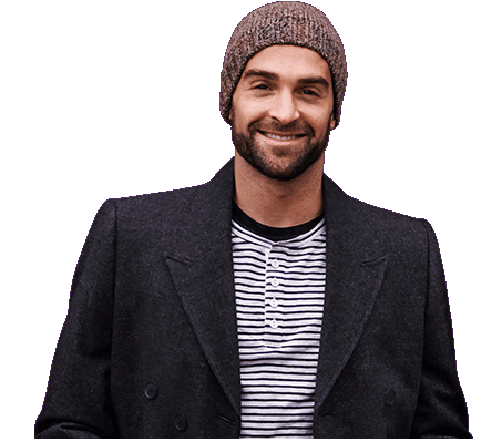 The Hipster Dad - Beanie (640x400), Png Download
