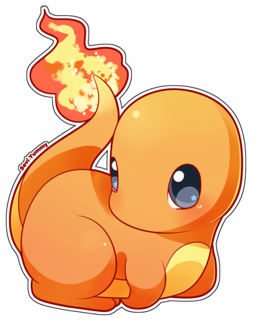 Charmander By Seviyummy-dbgfuoq - Charmander Chibi Png (500x628), Png Download