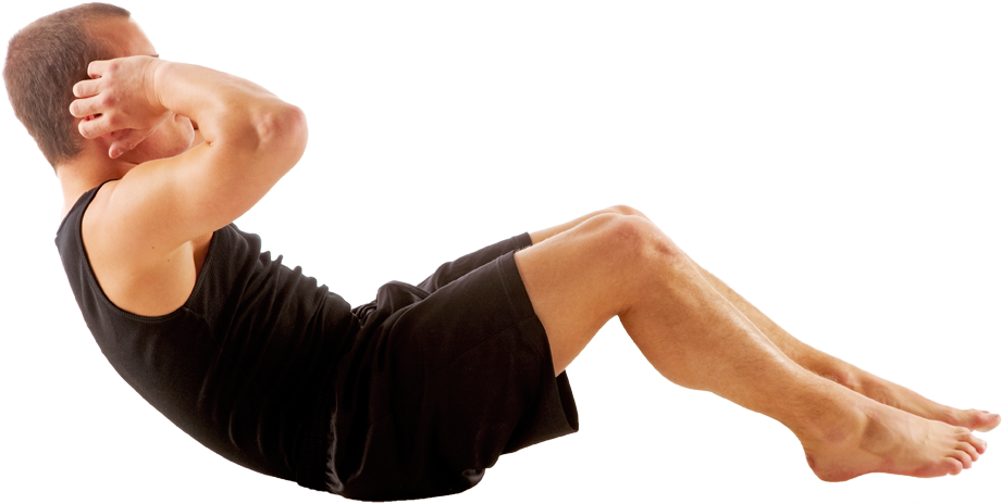 Sit-up - Crunch (1217x648), Png Download