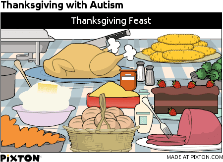 Thanksgiving Feast Or Dinner Roll - Thanksgiving Dinner (467x330), Png Download