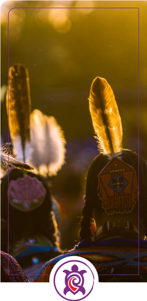Backs Of Two Men With Feathers In Their Hair - Hair (286x585), Png Download