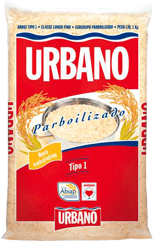Arroz Urbano Parboilizado 1kg - Arroz Urbano (600x600), Png Download