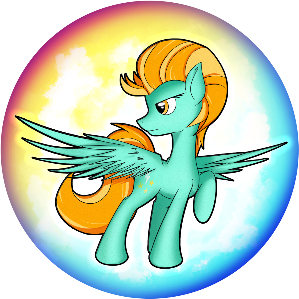 Flamevulture17, Bubble, Lightning Dust, Orb, Pegasus, - Lightning Dust (1024x1024), Png Download