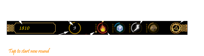 Releasing Your Finger Will Zap The Highlighted Orb - Circle (800x240), Png Download