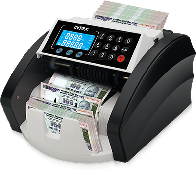 Intex-currency Counter - Intex Cash Counting Machine (399x518), Png Download