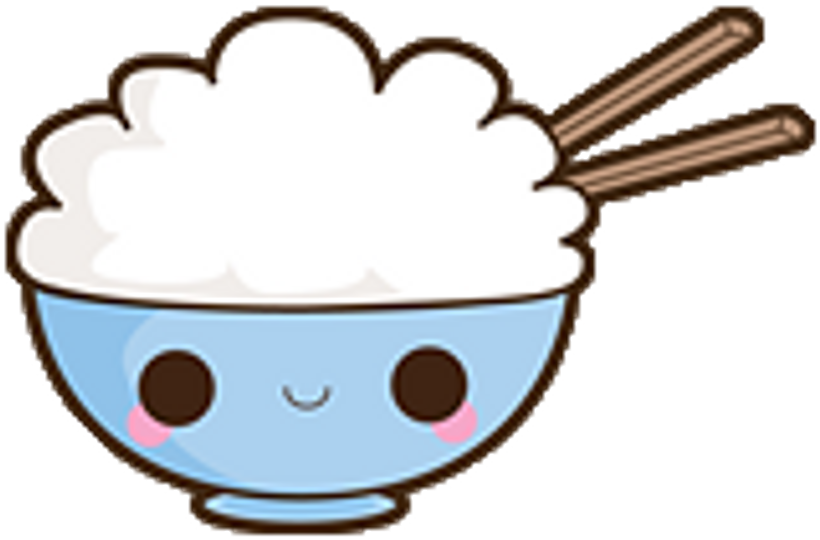 Arroz Kawaiisticker Kawaii Cosaskawaii Arrozkawaii - Arroz Con Leche Kawaii (1024x1024), Png Download