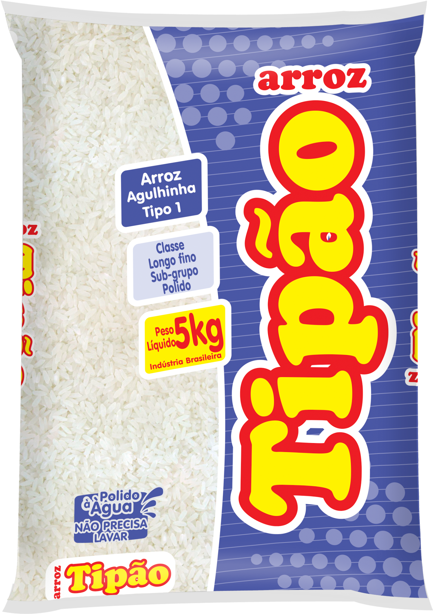 Não Lavo O Arroz - Pacotes De Arroz E Feijão (1588x2224), Png Download