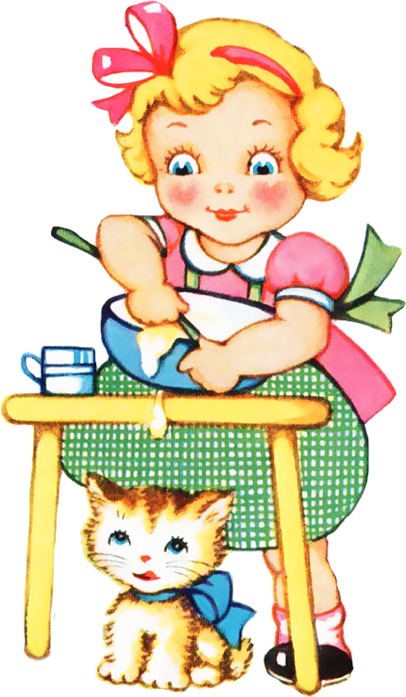 Kid Cooking Clipart Images - Cooking (663x1000), Png Download