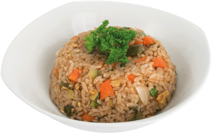 Yakimeshi De Verduras - Steamed Rice (800x533), Png Download