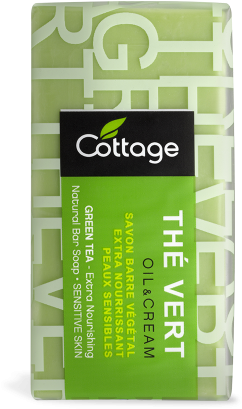Cottage Natural Bar Soap Green Tea (360x450), Png Download