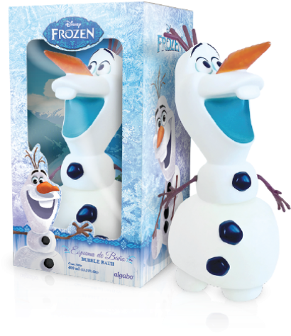 Espuma De Baño Con Glitter - Frozen (430x600), Png Download