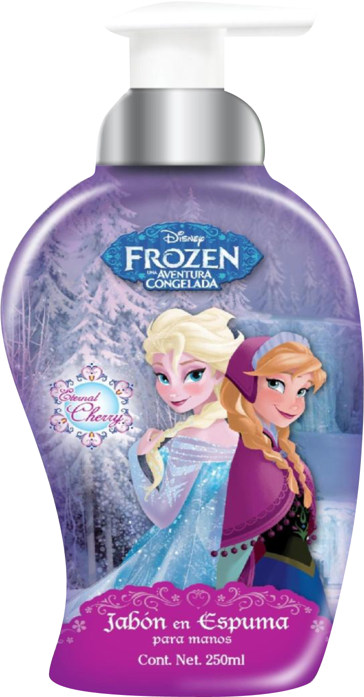 Jabon En Espuma 250ml - Disney Frozen 2016 Calendar (paperback) (784x1439), Png Download