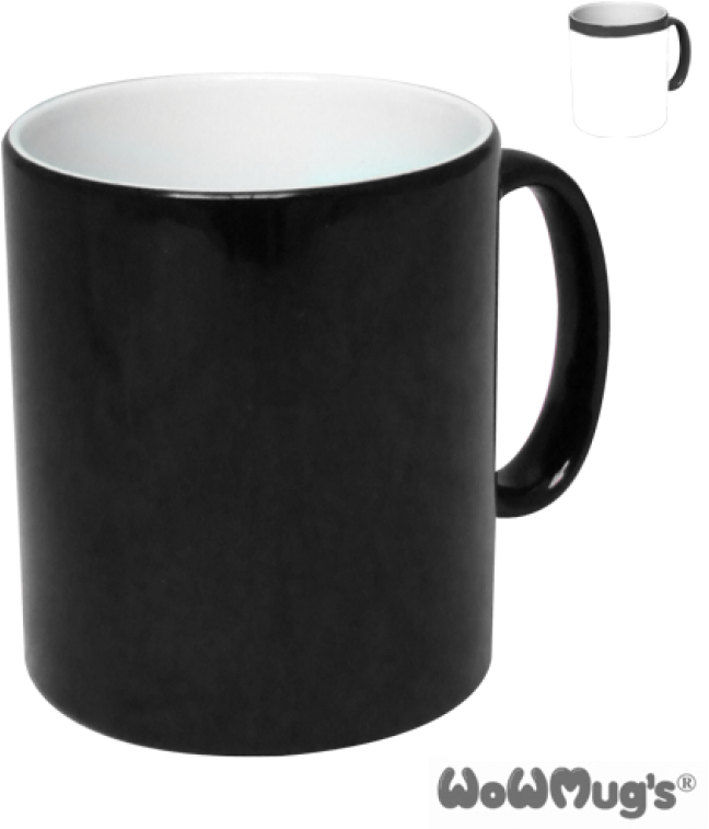 Personalised Wow Colour Changing Mug - Mug Blue (800x800), Png Download