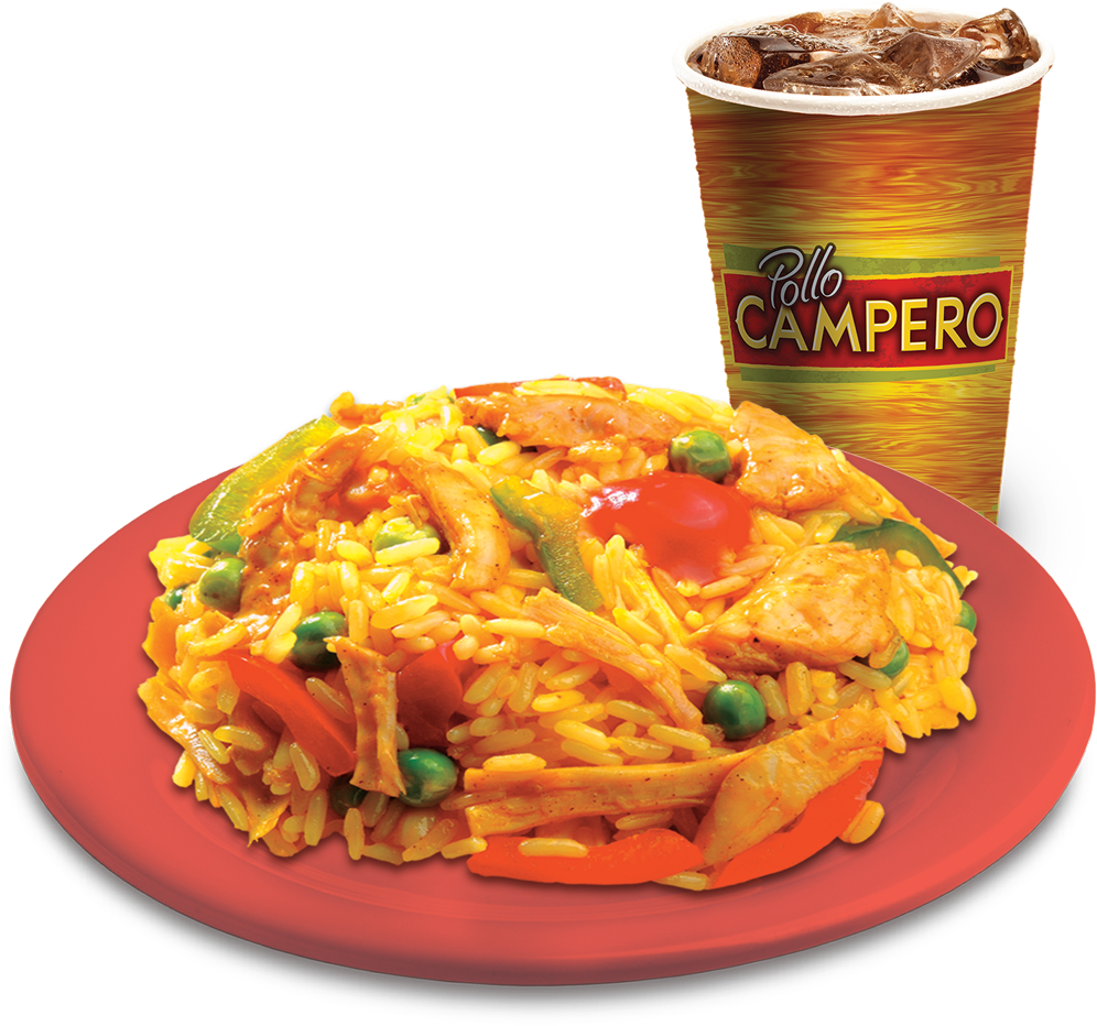 Combo Arroz Con Pollo - Pollo Campero (1024x1024), Png Download