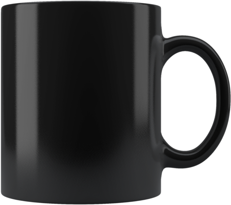 11oz Black Mug - Mug (480x480), Png Download