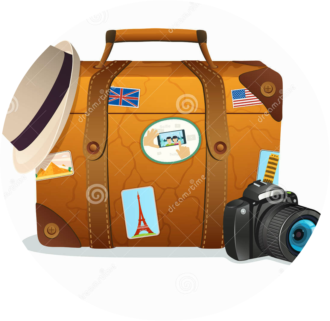 Vintage Suitcase Icon (1103x1074), Png Download