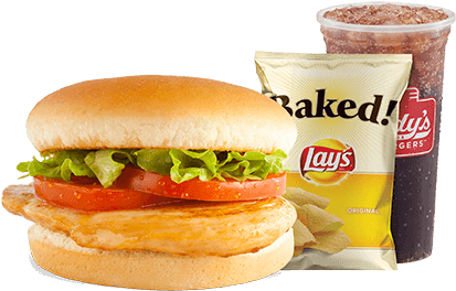 Grilled Chicken Breast Sandwich - Lay's Oven Baked Sour Cream & Onion Flavored Potato (480x300), Png Download