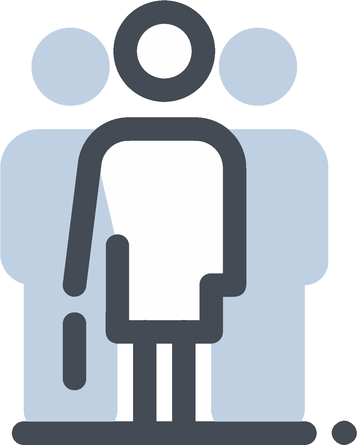 Mujer Con Una Maleta Icon - Person Outline Icon (1600x1600), Png Download
