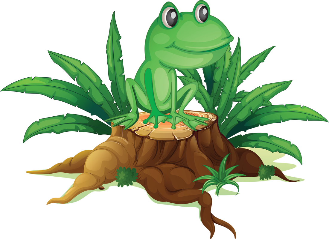 Illustration Of A Rabbit On A Stump Wit King Duvet (1100x797), Png Download