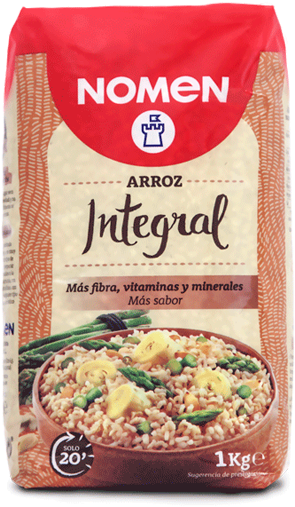 Arroz Integral Formato Plástico Nomen - Nomen Arroz Basmati Brajma (462x510), Png Download