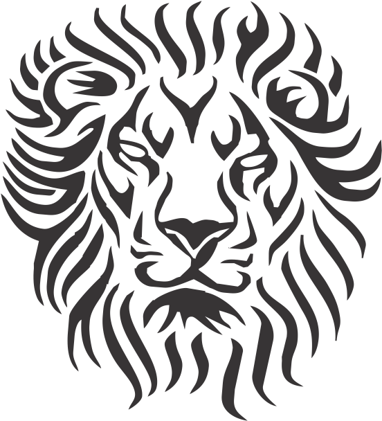 Leão - Tattoo Of Lion On Paper (651x651), Png Download