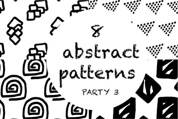 8 Abstract Patterns - Portable Network Graphics (580x386), Png Download