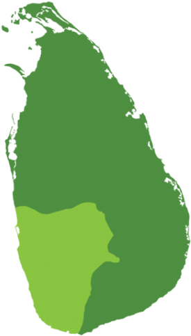 Map - Emblem Of Sri Lanka (330x500), Png Download