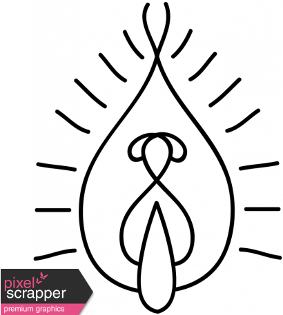 Abstract Doodle Template - Digital Scrapbooking (456x456), Png Download