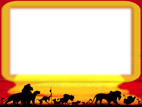 Montagem Para Fotos - Lion King Iconic Scenes (600x450), Png Download